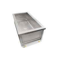 Évier de vadrouille en acier inoxydable de taille personnalisée Cuvette utilitaire à usage intensif Cuisine commerciale Restaurant Blanchisserie Nettoyage Station de lavage