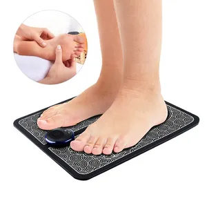 Masajeador de pantalla Digital de alta calidad CE masajeador de pies para el hogar estera para personas mayores cojín OEM masajeador térmico de pies más barato