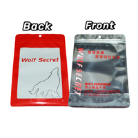 Sachet Mylar personnalisé avec logo, pochette transparente en aluminium pour sous-vêtements, chaussettes, vêtements, emballage de vêtements
