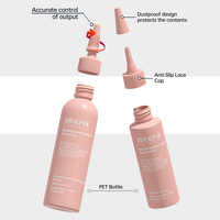 Bouteille souple PET à bec fin 50ml 240ml pour sérigraphie, huile capillaire, savon liquide, soin des oreilles des animaux, distribution de précision