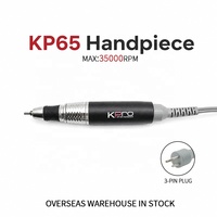 Micromoteur japonais 35000 PRM KP65 KP60, pièce à main pour ponceuse à ongles, contrôleur électrique, polisseuse de manucure pour UP200, stock local US