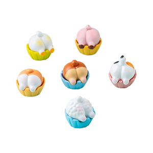 Phim Hoạt Hình 3D Nhựa Thủ Công Thu Nhỏ Con Số Corgi Gấu Cừu Lợn Vịt Ass Động Vật Mông Đuôi Nhân Vật Phong Cách Cup Bánh Kid Đồ Chơi - Product Image 1