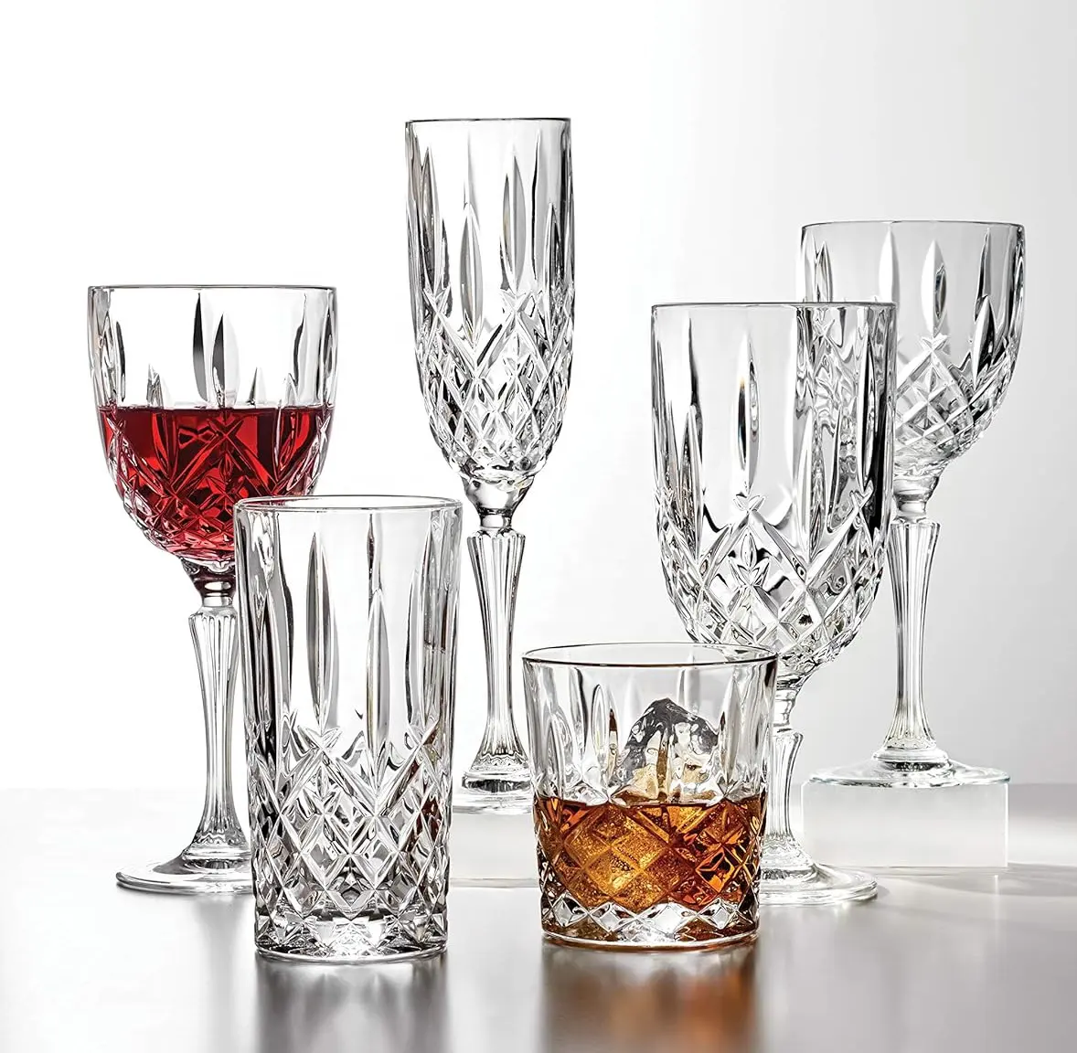 Fabriek Directe Levering Kristal Glazen Beker High-End Crystal Wijn Glas High-End Kristallen Glas Mok Voor Tafel Whisky Beker