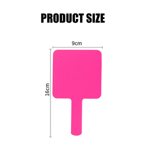 <strong>Lightweight</strong> Square Handheld <strong>Mirror</strong> Large Pink Portable Makeup <strong>Mirror</strong> Professional Salon Handheld <strong>Mirror</strong> Wholesale for Gift - Product Image 2