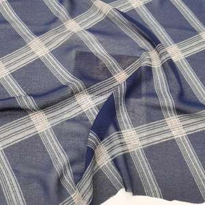 Pañuelo Largo Versátil Vintage de Chifón Estampado a Cuadros, Doble Cara, Transpirable, Ecológico, 100% Poliéster, Material para Cravat - Product Image 4