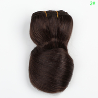 Tissage de cheveux pour poupée Blythe, trame simple, Deep Wave Jerry Curl 613 #   Mèche de cheveux en fibre protéinée, teinte blanche, densité 200%, 100g
