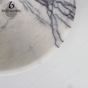 ตู้หินอ่อนทรงวงรีทำมือที่ทันสมัยอ่างน้ำมีคุณสมบัติสวยงามสำหรับพื้นที่รับประทานอาหารโรงแรมห้องน้ำและห้องครัว - Product Image 5