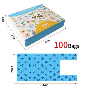 Distributeur de sacs à excréments pour chien, sacs à excréments jetables, sacs à excréments écologiques pour chiens, biodégradables - Product Image 6