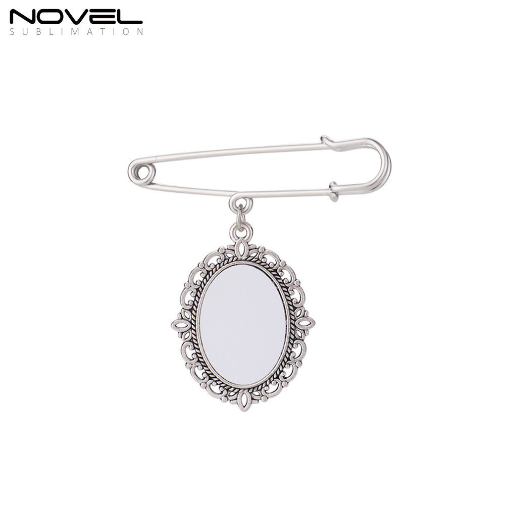 เข็มกลัดรูปไข่ JS073