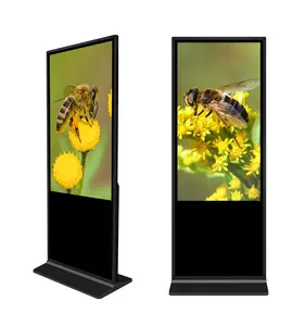 55 pollici supporto da pavimento Lcd Touch Screen 3840x2160 4K Android schermo Lcd pubblicità schermo chiosco