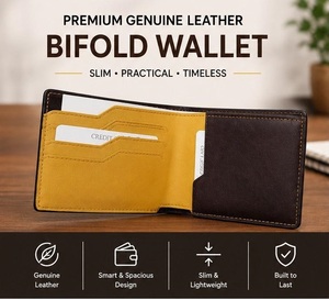 Most Selling Full Grain Genuine Leather <b>Wallet</b> for Everyday Carry and Travel At Best Price - Product Image 1