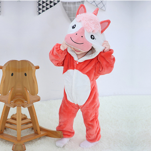 MICHLEY de dibujos animados Unicon con capucha de las madres "Primero feliz madres Día" larga o de manga corta para bebés, ropa - Product Image 2