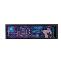 Écrans LCD IPS 8,8 pouces, type C, écran secondaire, interface USB-C, affichage du processeur, du GPU et de la RAM de l'ordinateur, écran intelligent, pas besoin d'AIDA64