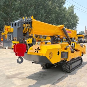 8 tấn Telescopic mini Spider Crane xây dựng nâng Crawler Crane xách tay thủy lực Spider Crane để bán - Product Image 5