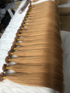 ผมต่อปลายผมเคราตินแบบบราซิลเลียนผมต่อแบบตรงผมต่อแบบเคราตินดิบธรรมชาติ - Product Image 3