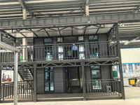 Villa mobile de luxe entièrement meublée, maison préfabriquée capsule spatiale chinoise pour maison, complexe hôtelier, hôtel, gîte, avec salle de bain complète et cuisine