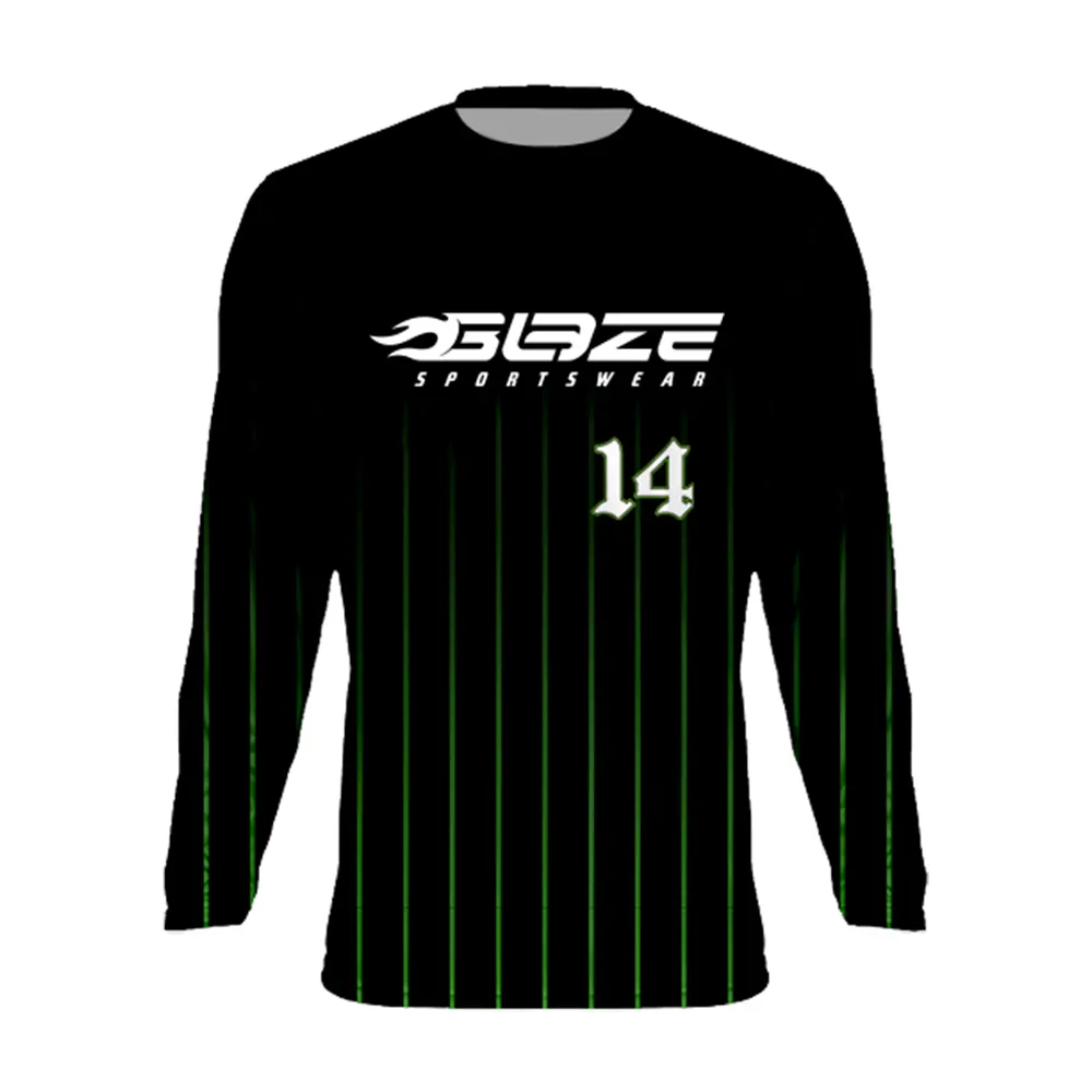 High Quality Men Softball T Shirt Long Sleeve Jersey Plain Baseball & Softball Wear Baseball Tee Custom