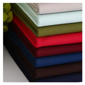 Оптовая продажа ткани много цветов нейлоновый искусственный шелк спандекс ткань для рабочей одежды мягкая стрейч