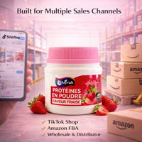 Protéines en poudre de haute qualité, saveur fraise naturelle, supplément nutritionnel pour les muscles, support OEM et ODM