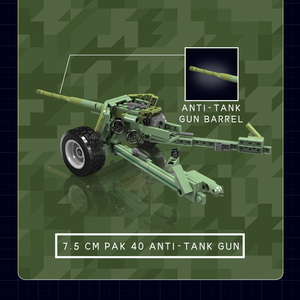 Mould <span class=keywords><strong>King</strong></span> 20027 Militärisches Motorisiertes Technik-Modell Halbkettenfahrzeug Gepanzerter Kampfpanzer SD.KFZ.251/1 Bausatz Bausteine für Kinder - Product Image 5