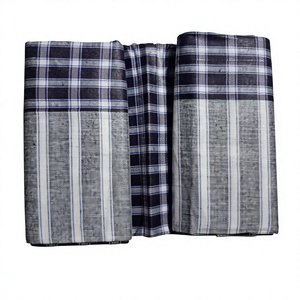 Lungi/Sarong de Algodón Premium para Hombre |   Patrón a Cuadros Impreso Digitalmente |   Ajuste Cómodo |   Venta al por Mayor de Productos Multicolores de Calidad de Exportación - Product Image 2