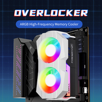 Gamer-X Dual PWM Fans CPU Cooler con disipador térmico de aluminio Computadora RAM y ventilador de refrigeración de memoria para aplicación de caja