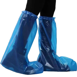Couvre-chaussures jetables en PE imperméables pour les jours <span class=keywords><strong>de</strong></span> pluie et les travaux en extérieur - Product Image 4
