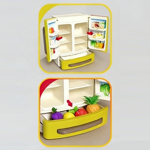 Set Giocattolo Frigorifero per Bambini 22 Pezzi, Cucina Simulata con Frigo a Doppia Porta, Accessori Alimentari e Scomparto Portaoggetti - Product Image 5