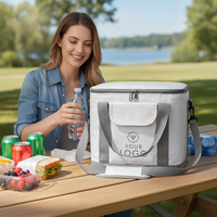 Sac isotherme pour déjeuner, grande capacité, imperméable, avec poche avant, bandoulière, pour les voyages en plein air, le camping