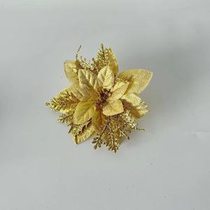 Vente en gros de <span class=keywords><strong>d</strong></span>écorations de Noël festives modernes ornements <span class=keywords><strong>d</strong></span>'arbre de guirlande de poudre <span class=keywords><strong>d</strong></span>'or artificielle de haute qualité sacs de grande taille - Product Image 6