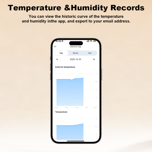 Dernier capteur de température et d'humidité intelligent Tuya WiFi avec sonde, thermomètre <span class=keywords><strong>numérique</strong></span>, hygromètre, détecte les données de température et d'humidité du réfrigérateur - Product Image 4