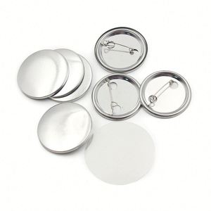 Blank Making Supplies Round Material Parts Button <b>Pin</b> <b>Badge</b> Kit, Including Metal Shells Back - Product Image 5