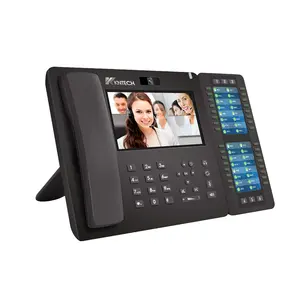 KNTECH IP telefon SIP 2.0 masa telefonları ofis telefonu ile 7.2 inç renkli ekran KNPL-800Plus
