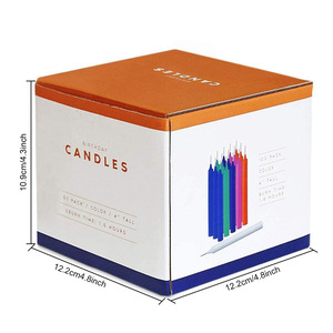 Cire de soja gâteau cône personnaliser <span class=keywords><strong>anniversaire</strong></span> <span class=keywords><strong>bougie</strong></span> ensemble luxe coloré 100 pièces petite tige décorations de fête d'<span class=keywords><strong>anniversaire</strong></span> - Product Image 2