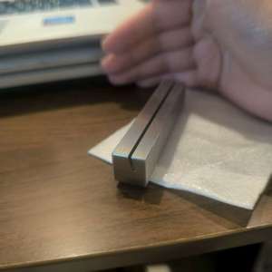 8 cm recht roestvrijstalen displaylabel prijskaartje visitekaartje desktop notitieblok berichtbasisstandaard desktop organizer 304 - Product Image 3