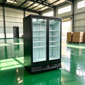 Congelador vertical comercial con puerta <span class=keywords><strong>de</strong></span> vidrio para exhibición en supermercados, combinado con refrigerador y congelador comercial <span class=keywords><strong>de</strong></span> 2 puertas - Product Image 2