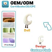 Jouets en peluche douce personnalisables par le fabricant, oreillers avec logo personnalisé, animaux en peluche avec tissu en peluche douce du fabricant