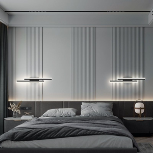 Lámpara de Pared Larga Moderna para Interiores, Luces Decorativas Acrílicas para Pasillos y Escaleras, Nueva Lámpara LED Lineal para Exteriores, Venta al Por Mayor - Product Image 2