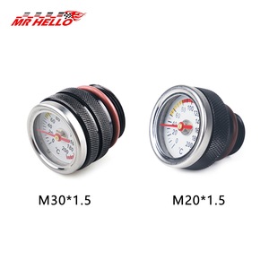 Indicatore di Livello Olio <span class=keywords><strong>Moto</strong></span> Mr Hello M30x1.5 in Lega di Alluminio Nero per Retrofit e Upgrade - Product Image 4