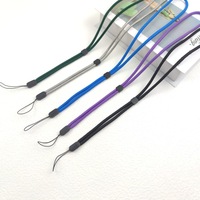 Vente en gros Accepte la personnalisation Sangle de cou réglable Corde ronde Lanière pour porte-badge mobile