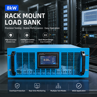 Banco de Carga Resistivo Rongkun de 8kW para Montaje en Rack, con Certificación ISO y CE, Protección IP55/IP20, Generador de Carga Ficticia Portátil para Pruebas de UPS