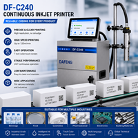 Máquina de Codificación por Inyección de Tinta CIJ Automática, Impresora de Matriz de Puntos de Caracteres Pequeños para Línea de Producción