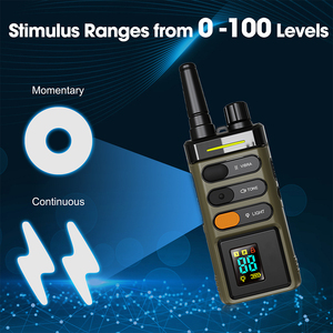 Profession elles wiederauf lad bares wasserdichtes Remote-Hunde trainings halsband mit Farbbild schirm mit einer Reichweite von 1600 Metern - Product Image 6