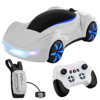 Voiture RC de drift FlytecRC Y19 2.4G Brushless 4x4 haute vitesse 4 canaux avec télécommande, éclairage RGB, double pulvérisation, portée de 50m, prête à l'emploi