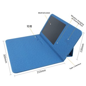 Alfombrilla de ratón de carga inalámbrica plegable para regalo de negocios multifuncional 3 en 1 de 15W y tablero de escritura Material de goma duradero - Product Image 4