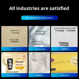 Neuer Produktions datum Codierer Elektrischer Bands tempel für kontinuier lichen automatischen Barcode-Druck Lebensmittel anwendung Einfache Bedienung - Product Image 3