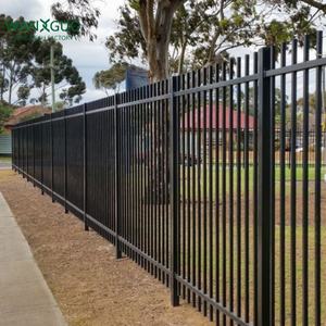 Clôture en fer forgé 6x8 très utilisée, acier revêtu de <span class=keywords><strong>PVC</strong></span>, aluminium, <span class=keywords><strong>PVC</strong></span> plastique, galvanisé à chaud, décorations extérieures pour la maison, la <span class=keywords><strong>piscine</strong></span>, la villa - Product Image 3