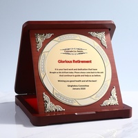 Plaque commémorative en bois personnalisée pour la retraite, reconnaissance du chef d'équipe ou du professeur, cadeau d'anniversaire, décoration de bureau