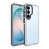 Coque de téléphone transparente magnétique en TPU de qualité supérieure pour S26 Plus, bicolore, antichoc, protection anti-chute pour S24, S25 Ultra