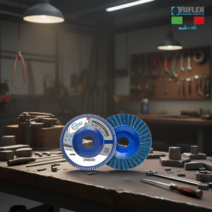 Disque à lamelles professionnel Fervi DN8300, abrasif sans fer pour le ponçage du métal - Product Image 2